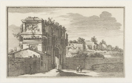 View of Rome with St. Peter's and Castel Sant' Angelo in the Distance, 1685 - Gaspare Vanvitelli - Gaspar van Wittel
