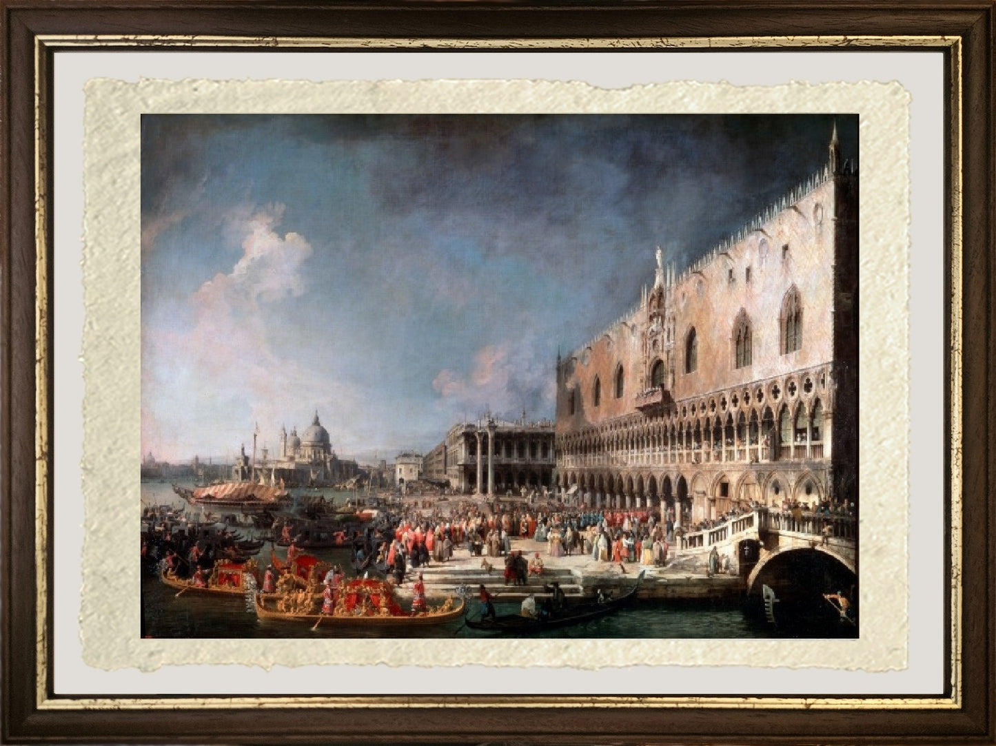 Arrivo dell'ambasciatore francese a Venezia - Giovanni Antonio Canal detto Canaletto