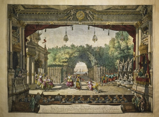 Balletto Le Turc Généreux nel Burgtheater di Vienna, 1758 - Bernardo Bellotto