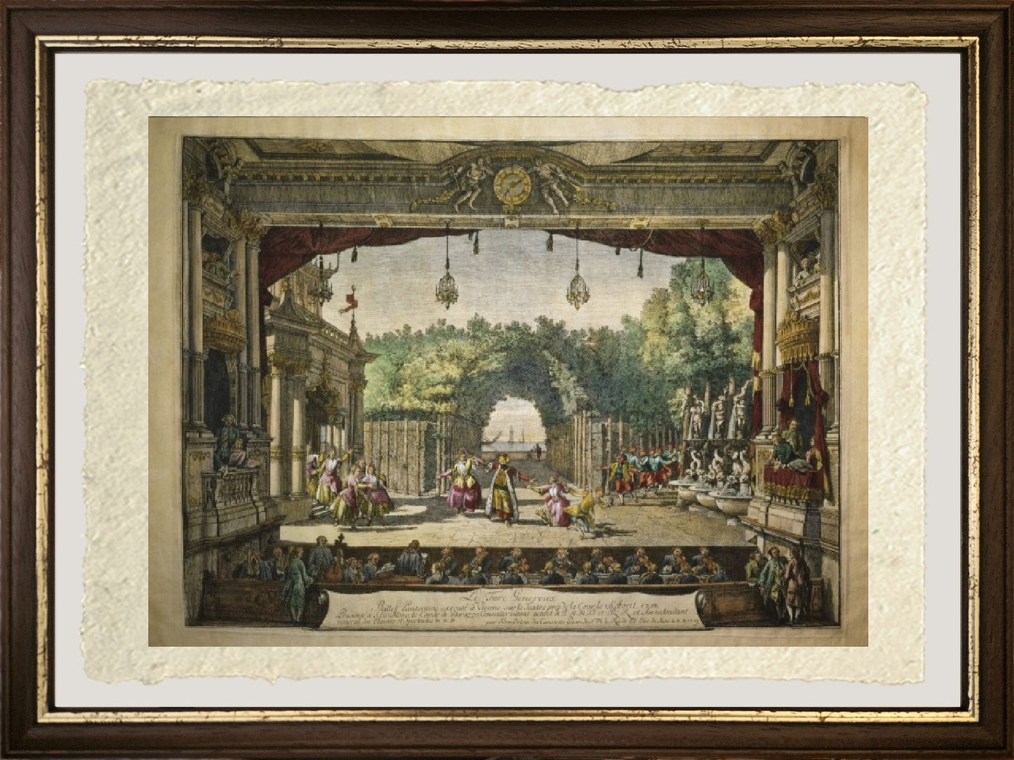 Balletto Le Turc Généreux nel Burgtheater di Vienna, 1758 - Bernardo Bellotto