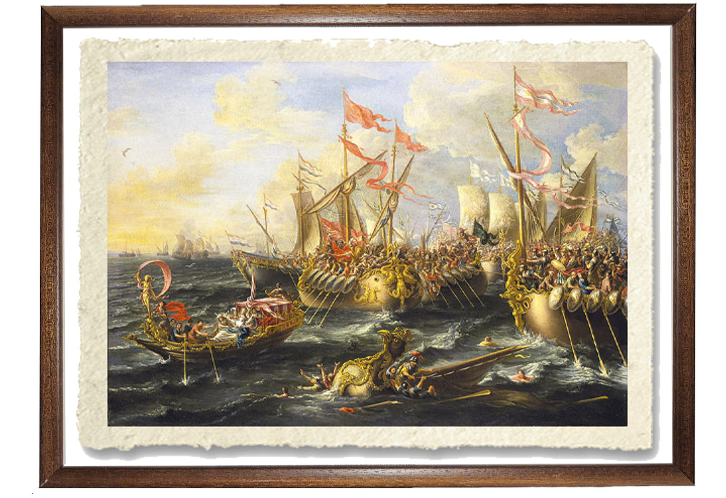 Battle of Actium, by Lorenzo A. Castro