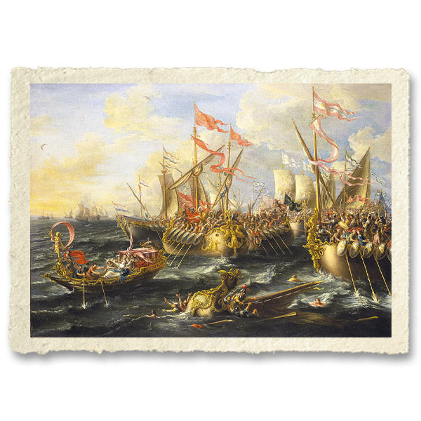 Battle of Actium, by Lorenzo A. Castro