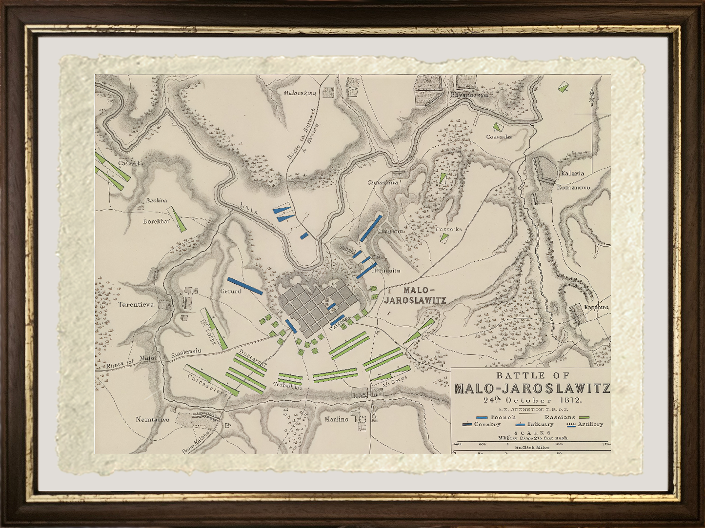 Battle of Malo-Jaroslawitz by Sir Archibald Alison