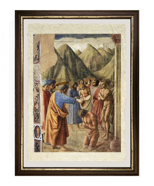 Il Battesimo dei neofiti di Masaccio