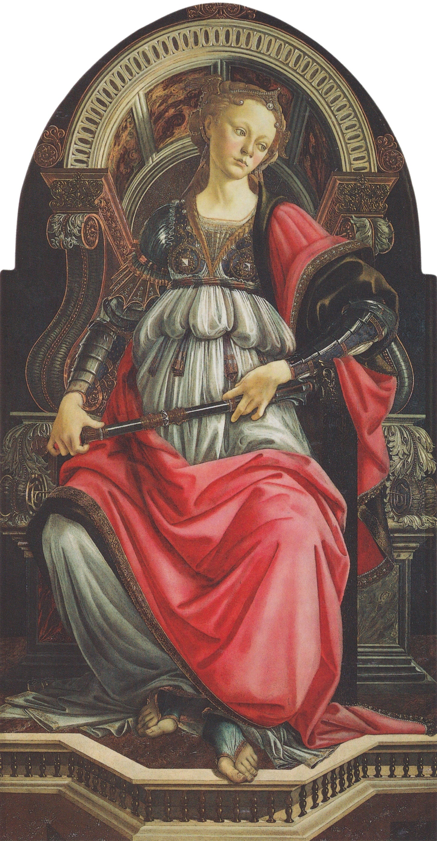 La Fortezza - Sandro Botticelli su carta Amalfi