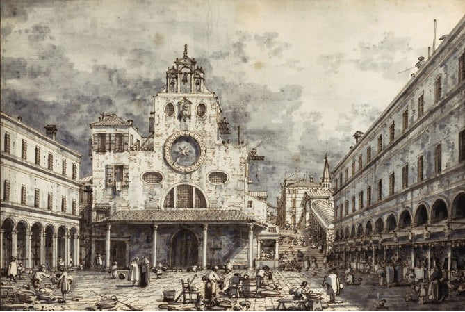Campo San Giacomo di Rialto - Giovanni Antonio Canal, known as Canaletto
