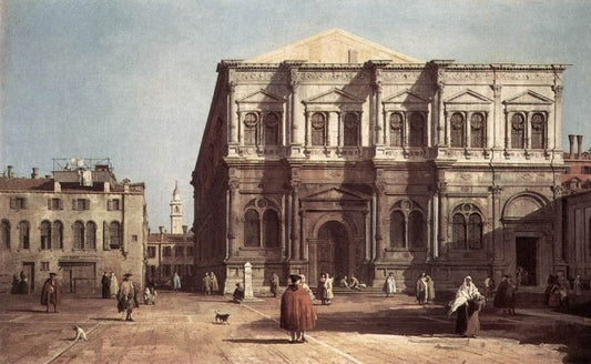 Campo San Rocco - Giovanni Antonio Canal known as Canaletto