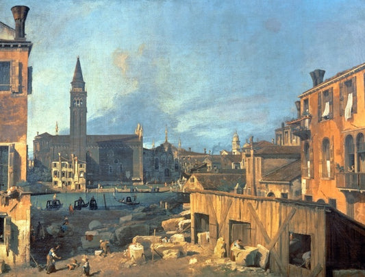 Campo San Vidal e Santa Maria della Carità - Giovanni Antonio Canal detto Canaletto