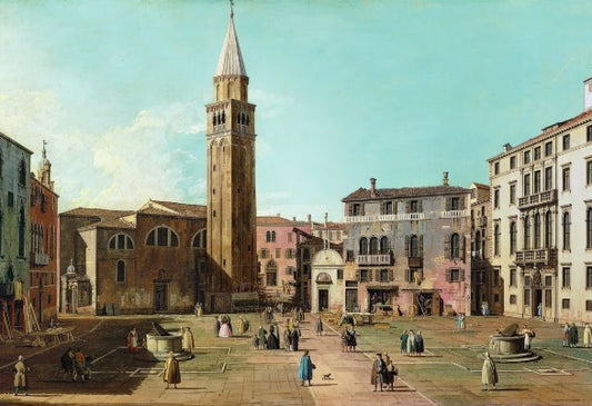 View of Rome with St. Peter's and Castel Sant' Angelo in the Distance, 1685 - Gaspare Vanvitelli - Gaspar van Wittel