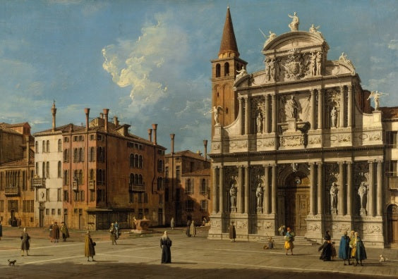 Campo Santa Maria Zobenigo, Venezia, 1730 - Giovanni Antonio Canal detto Canaletto
