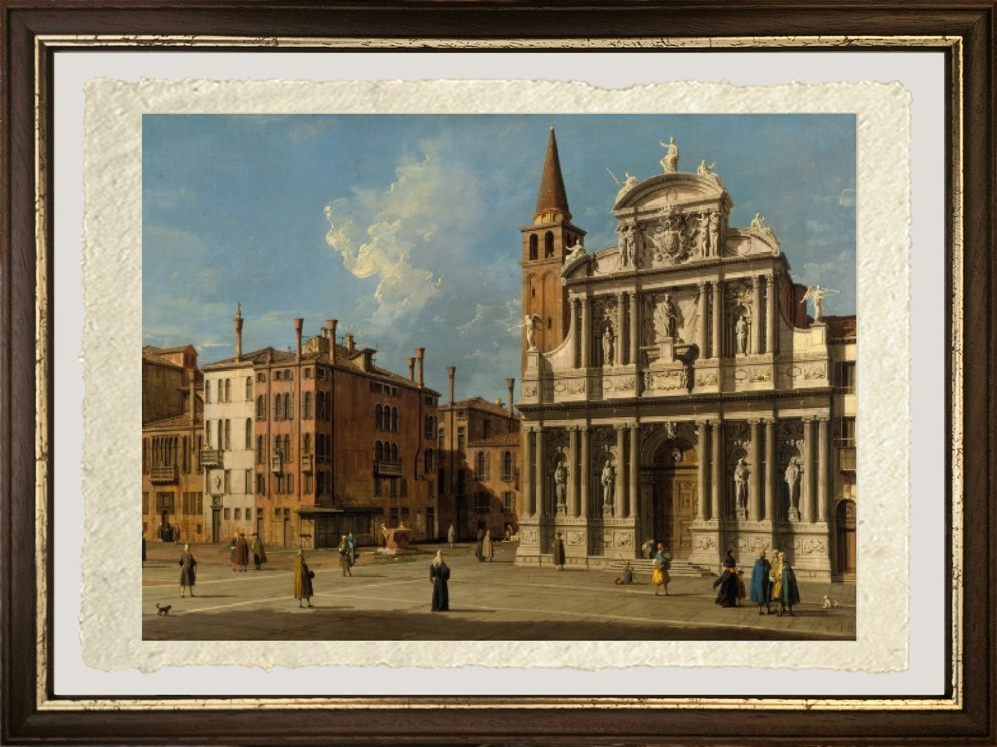 Campo Santa Maria Zobenigo, Venezia, 1730 - Giovanni Antonio Canal detto Canaletto
