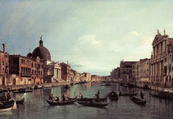 Grand Canal - Giovanni Antonio Canal known as Canaletto