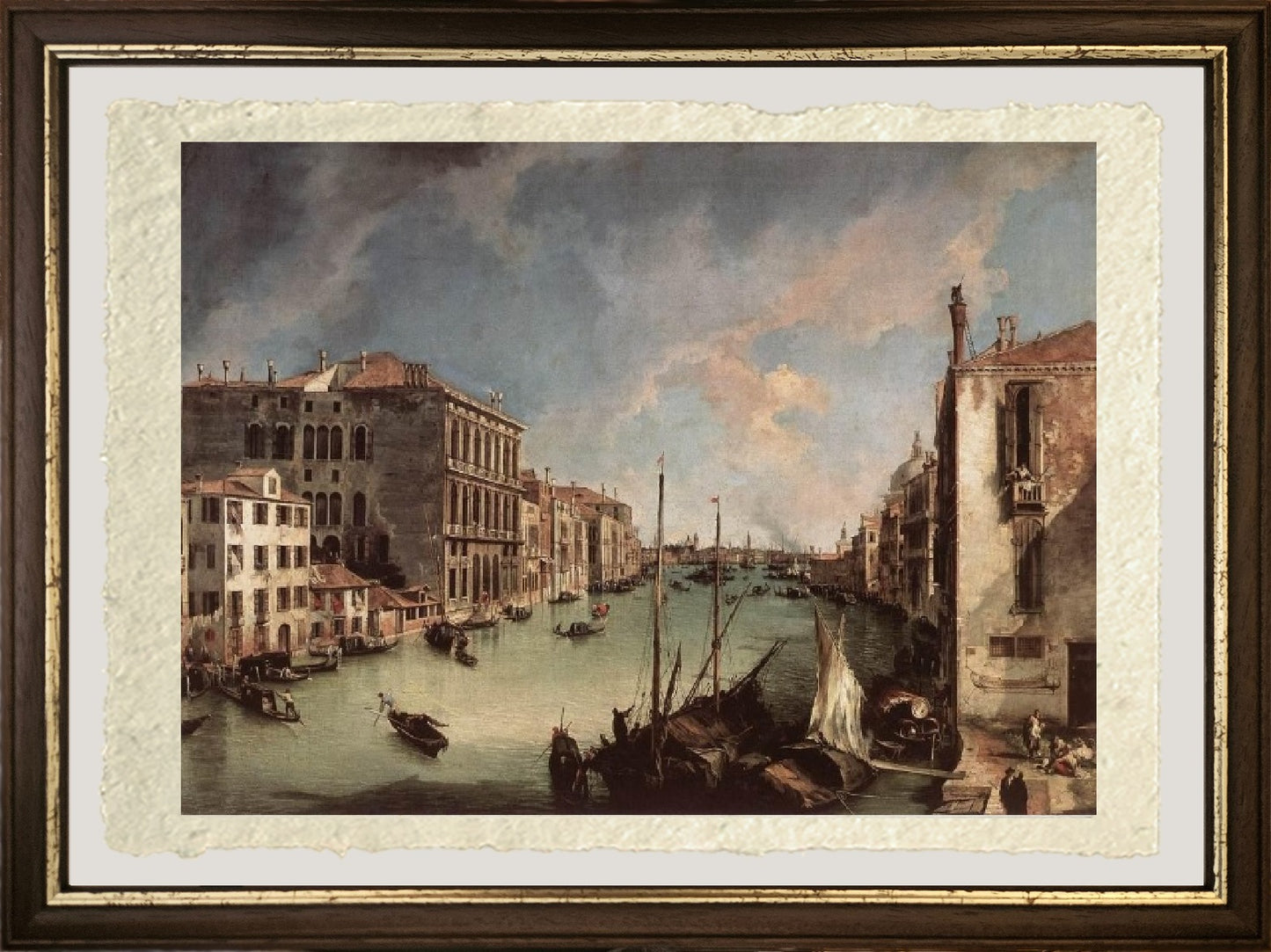 Grand Canal, view east from Campo San Vio - Giovanni Antonio Canal, known as Canaletto