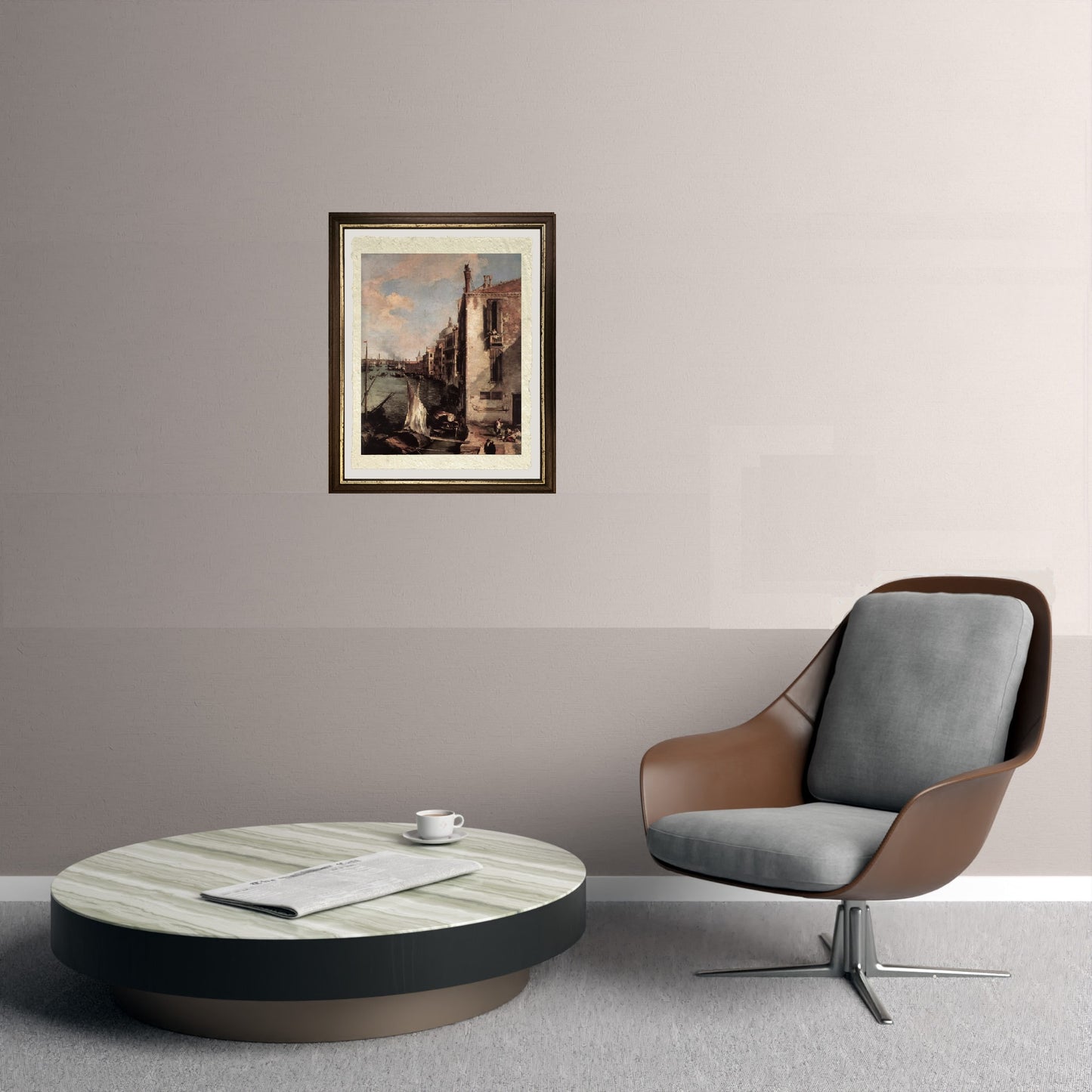 Canal Grande, vista verso est dal Campo San Vio (dettaglio) - Giovanni Antonio Canal detto Canaletto