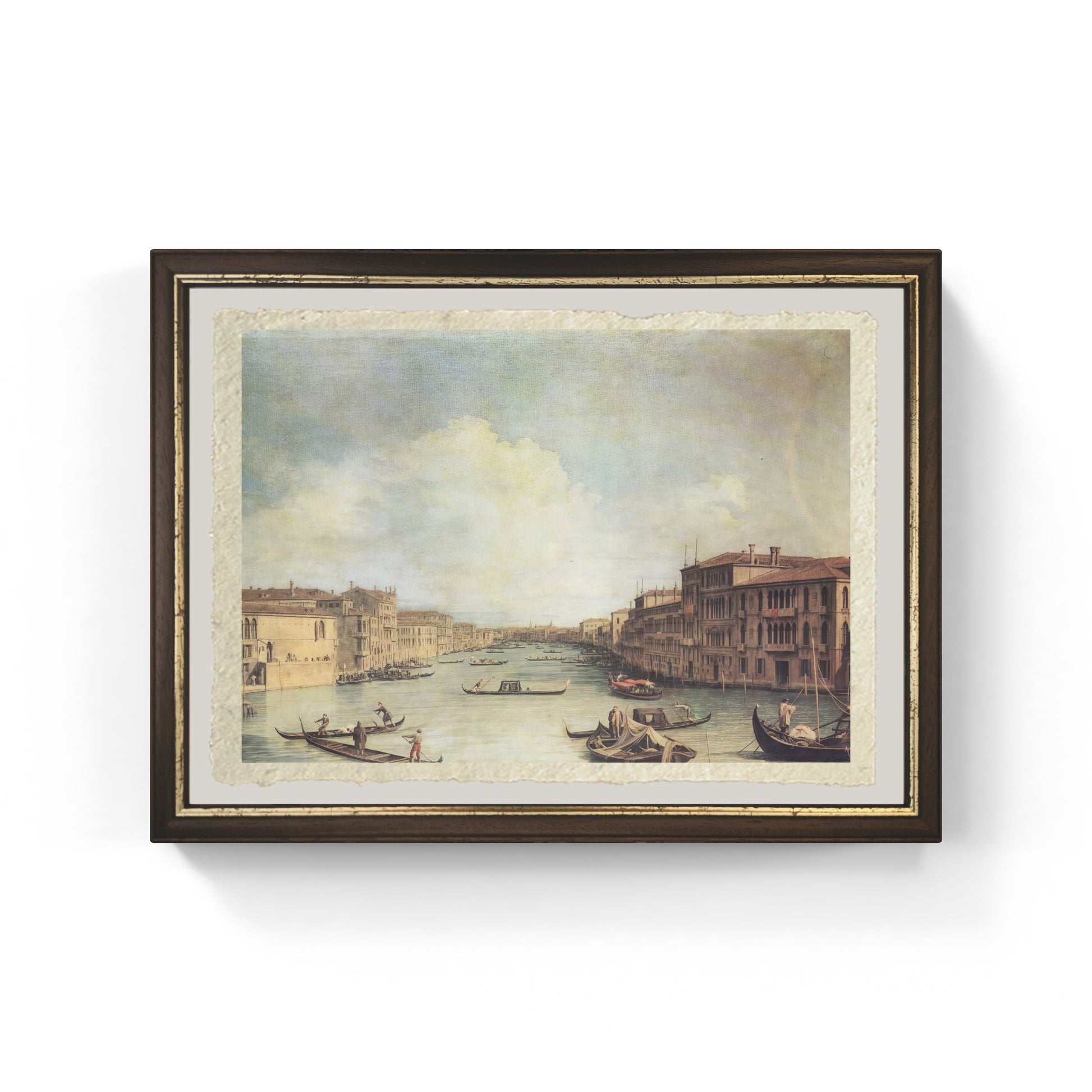 Il Canal Grande di Giovanni Antonio Canal detto Canaletto su carta Amalfi