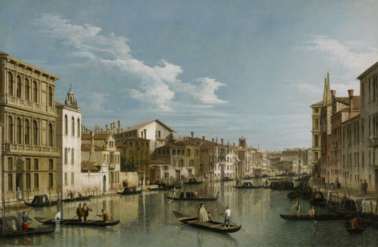 Canale Grande da Palazzo Flangini a Palazzo Bembo - Giovanni Antonio Canal detto Canaletto