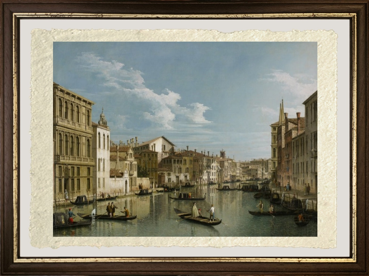 Canale Grande da Palazzo Flangini a Palazzo Bembo - Giovanni Antonio Canal detto Canaletto
