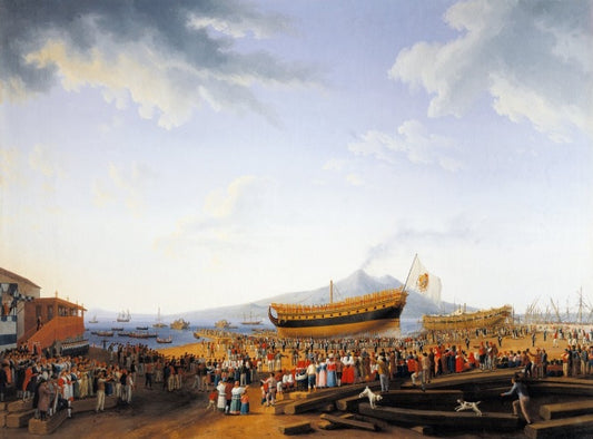 Cantiere navale di Castellammare di Stabia - Jakob-Philipp Hackert