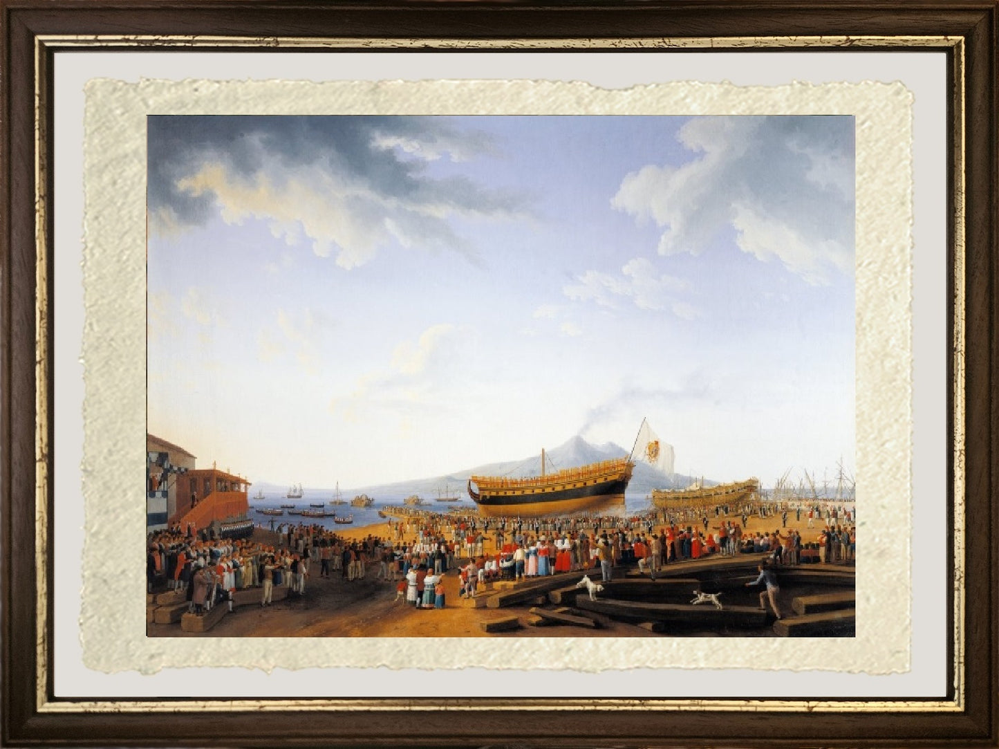 Cantiere navale di Castellammare di Stabia - Jakob-Philipp Hackert