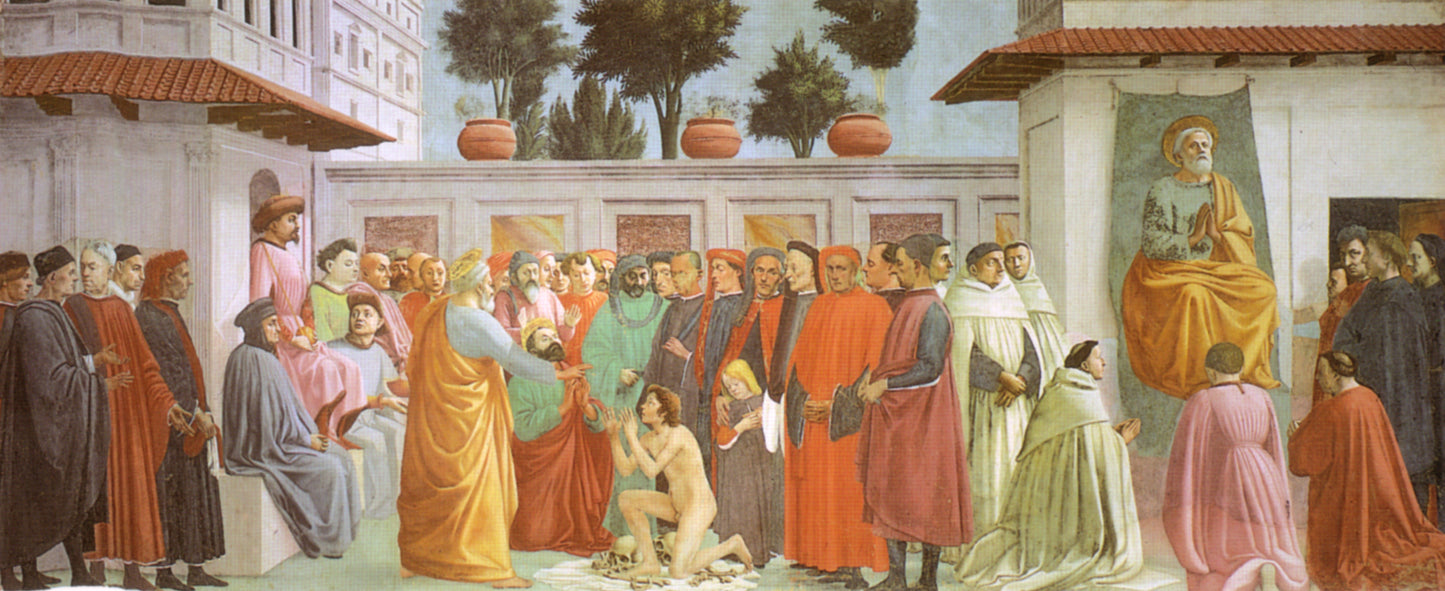 Resurrezione del figlio di Teofilo - Masaccio
