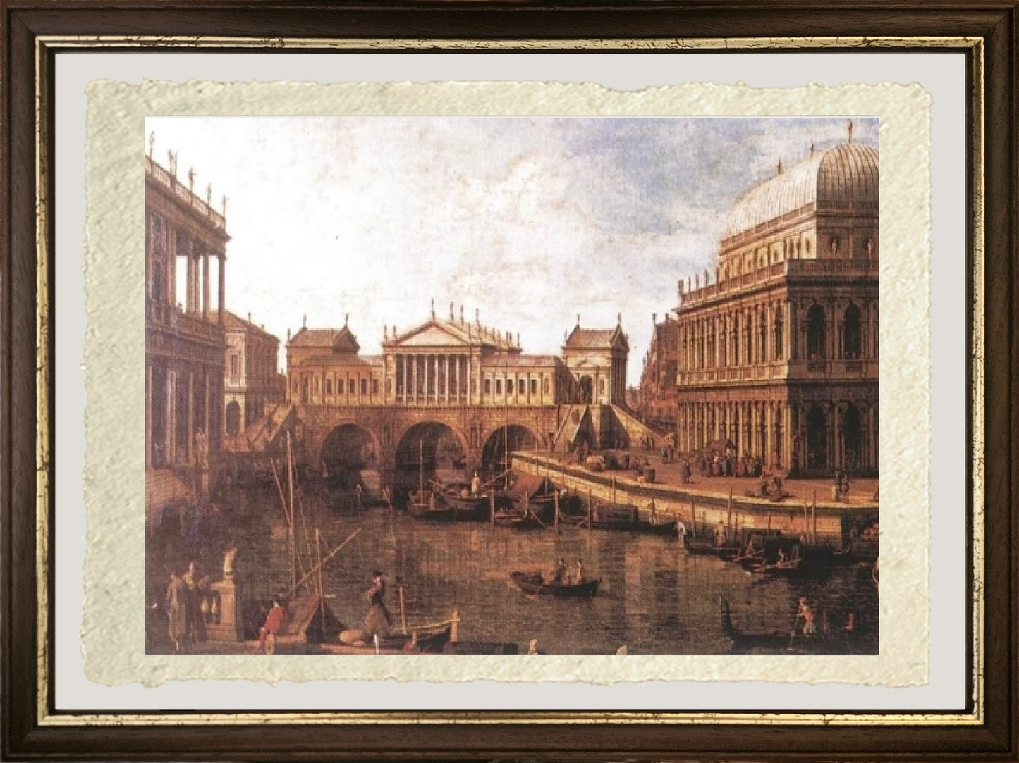 Capriccio  -  Giovanni Antonio Canal known as Canaletto