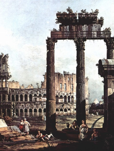 Capriccio Romano - Giovanni Antonio Canal detto Canaletto