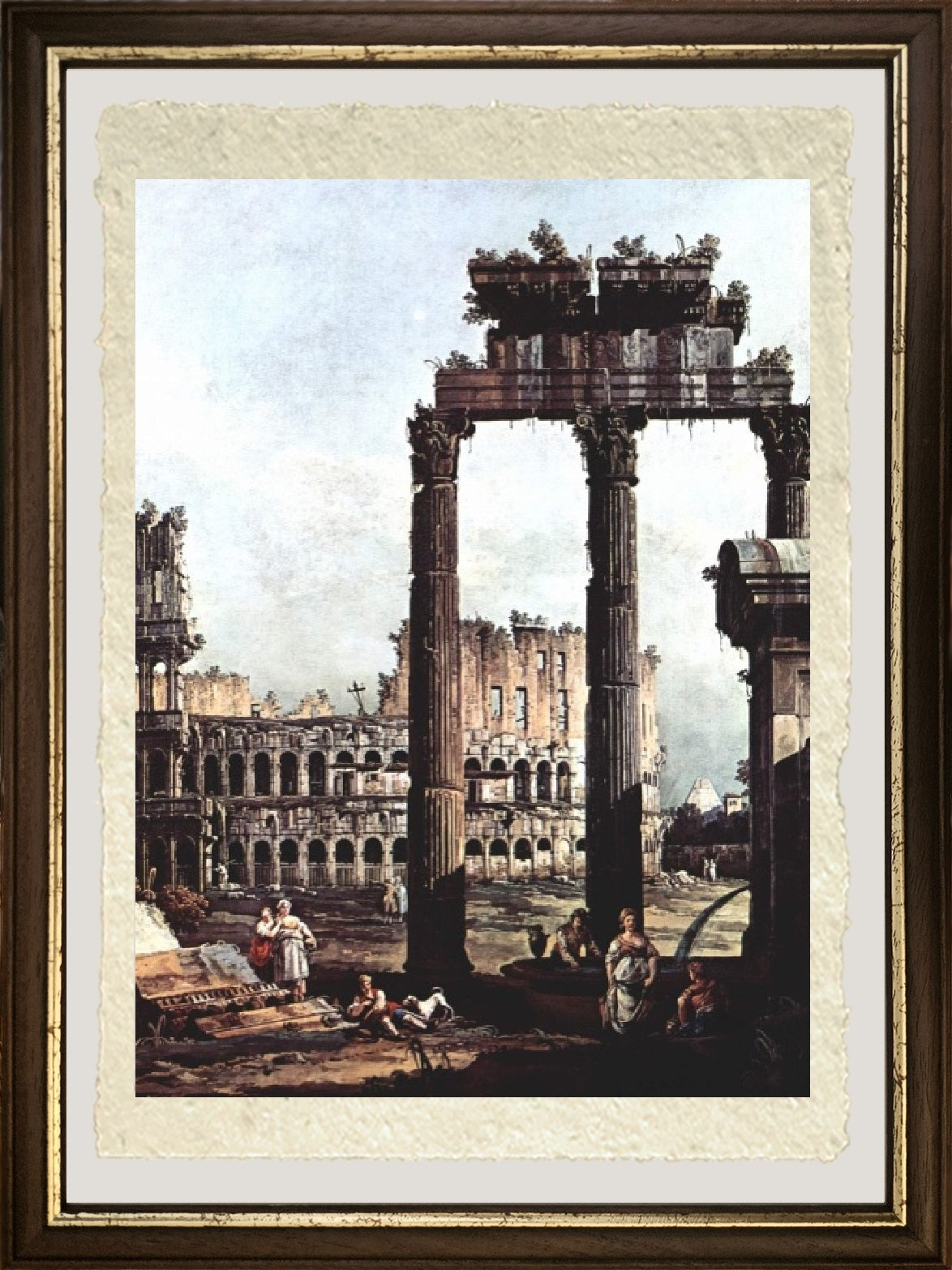 Roman Capriccio - Giovanni Antonio Canal known as Canaletto