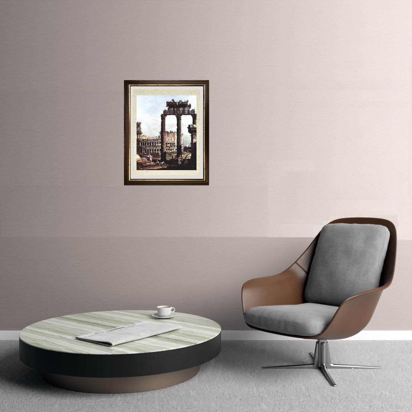 Roman Capriccio - Giovanni Antonio Canal known as Canaletto