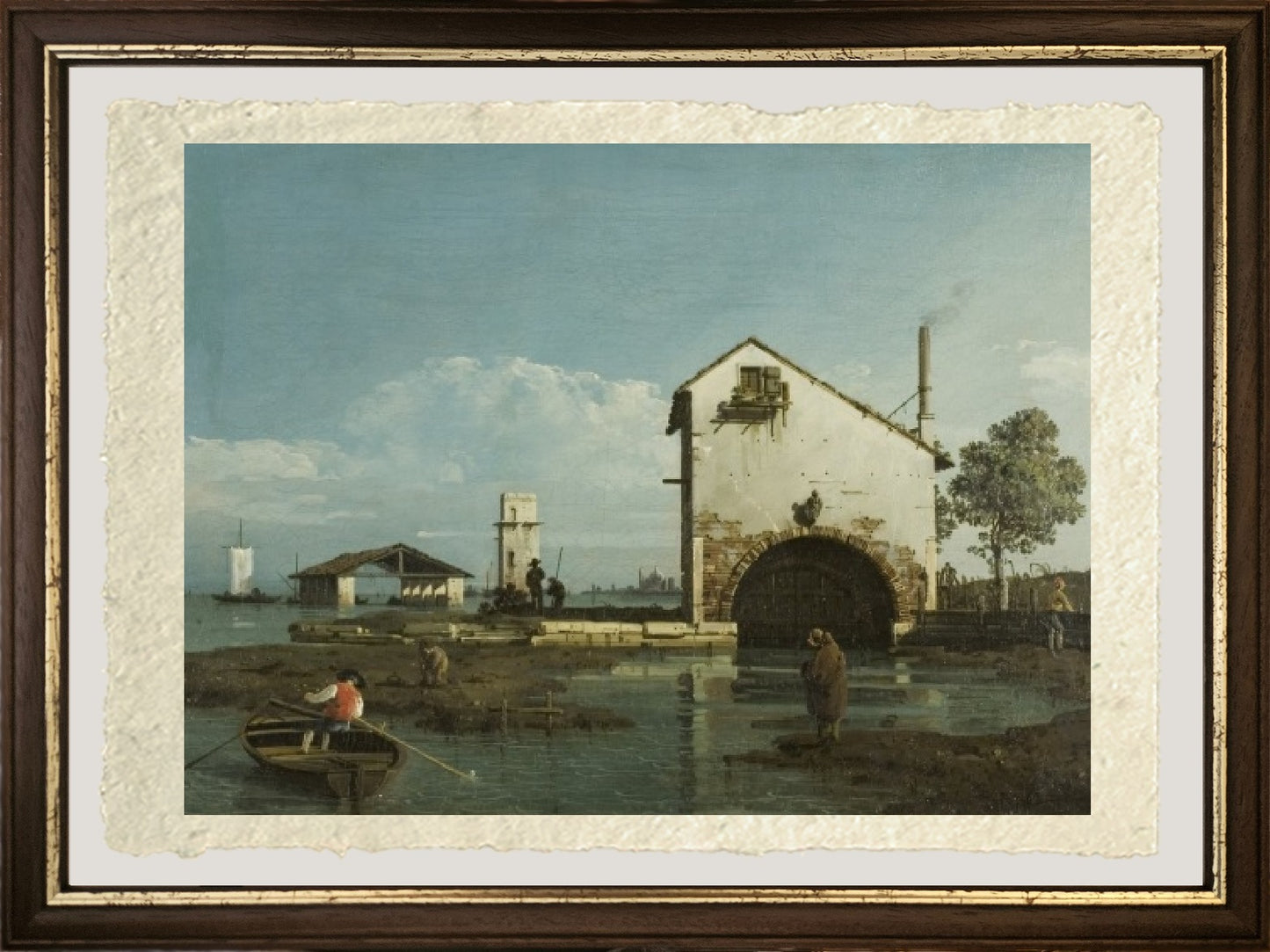 Capriccio, The Lagoon, 1743 - Bernardo Bellotto