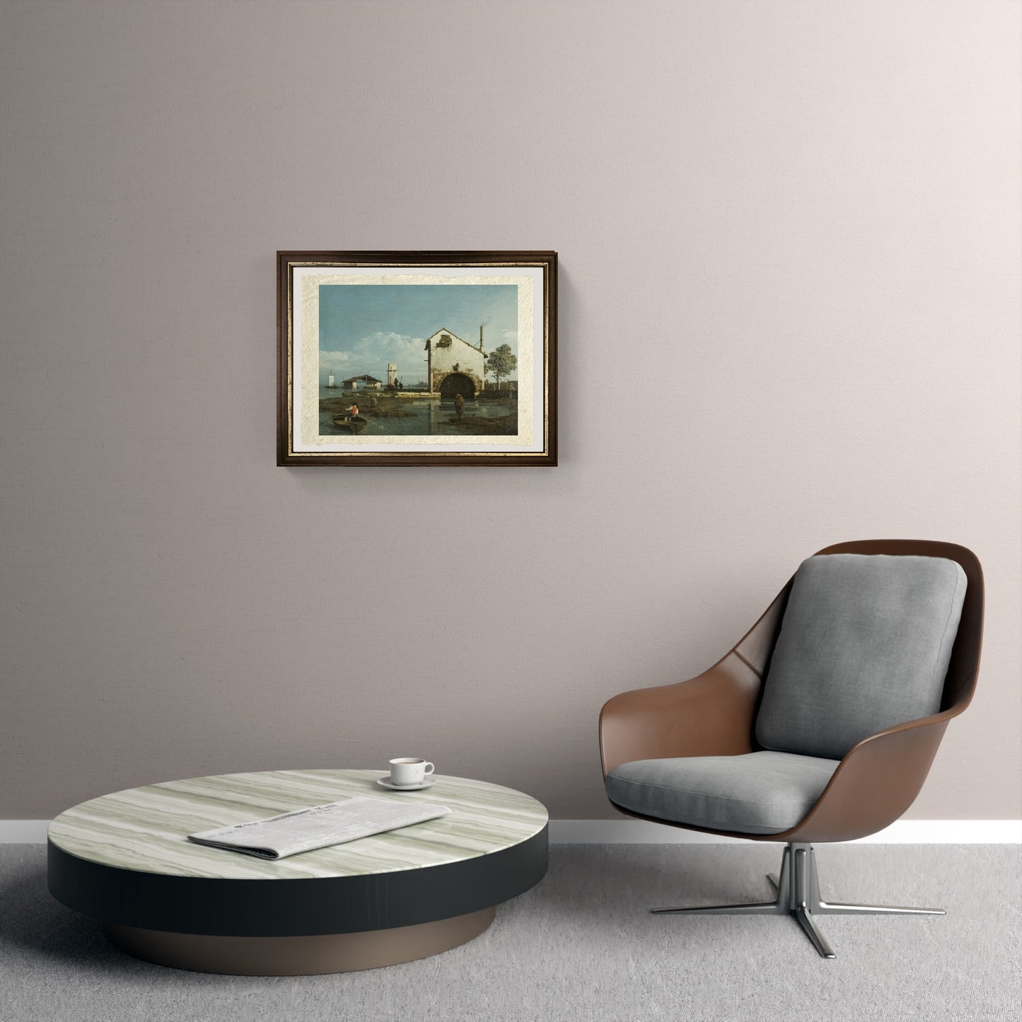 Capriccio, The Lagoon, 1743 - Bernardo Bellotto