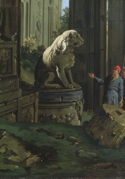 Capriccio con motivi di Padova, (dettaglio) 1756 - Giovanni Antonio Canal detto Canaletto