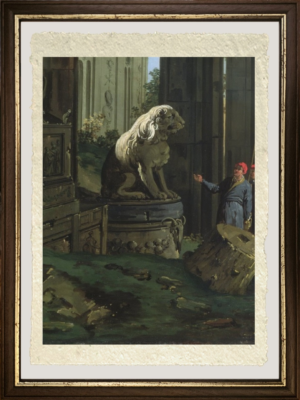 Capriccio con motivi di Padova, (dettaglio) 1756 - Giovanni Antonio Canal detto Canaletto