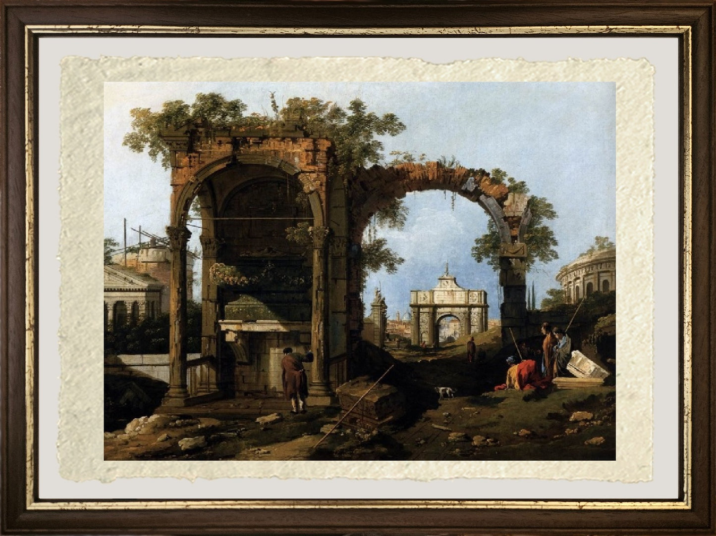 View of Rome with St. Peter's and Castel Sant' Angelo in the Distance, 1685 - Gaspare Vanvitelli - Gaspar van Wittel