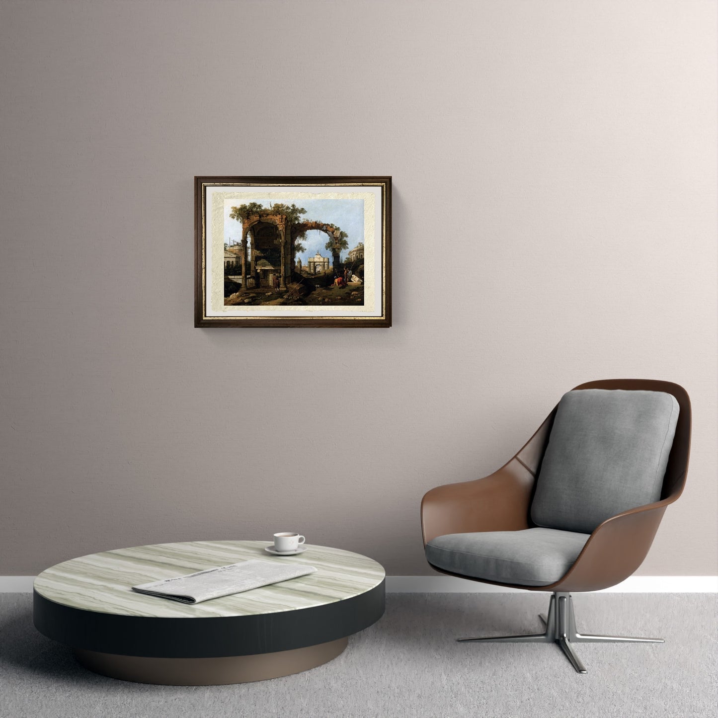 View of Rome with St. Peter's and Castel Sant' Angelo in the Distance, 1685 - Gaspare Vanvitelli - Gaspar van Wittel