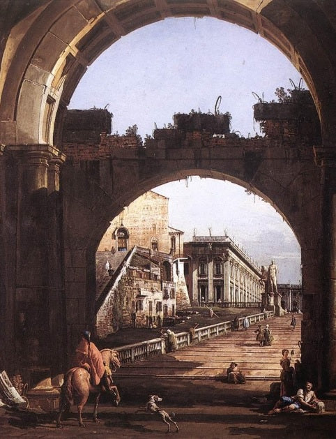 Capriccio of the Capitol - Bernardo Bellotto