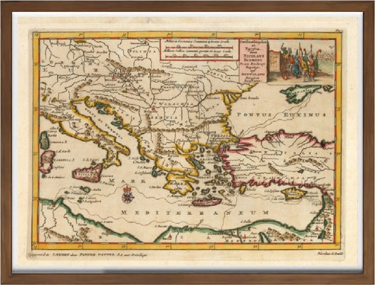 Roman Empire maximum expansion of Vallardi and Kiepert 