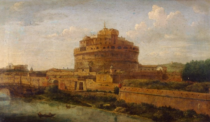 Saint Angel Castle in Rome - Gaspare Vanvitelli - Gaspar van Wittel