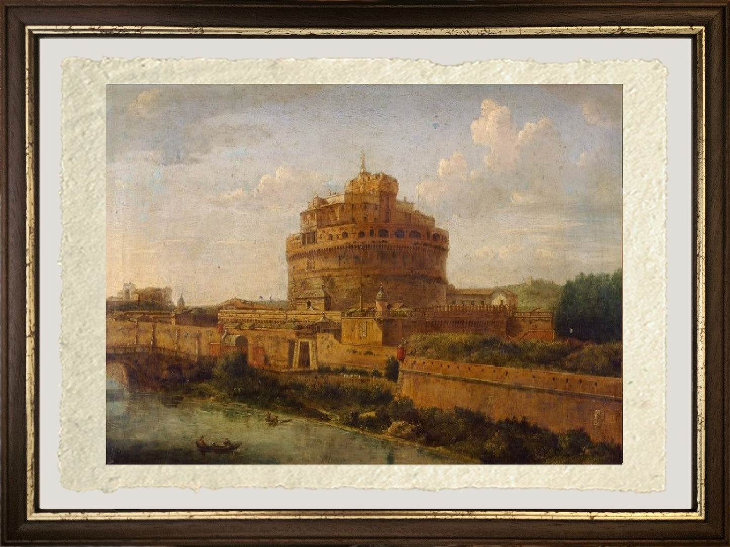 Saint Angel Castle in Rome - Gaspare Vanvitelli - Gaspar van Wittel