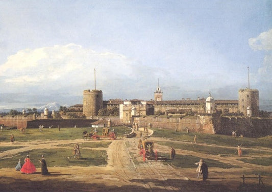 View of Rome with St. Peter's and Castel Sant' Angelo in the Distance, 1685 - Gaspare Vanvitelli - Gaspar van Wittel