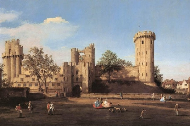 Warwick Castle - Giovanni Antonio Canal known as Canaletto