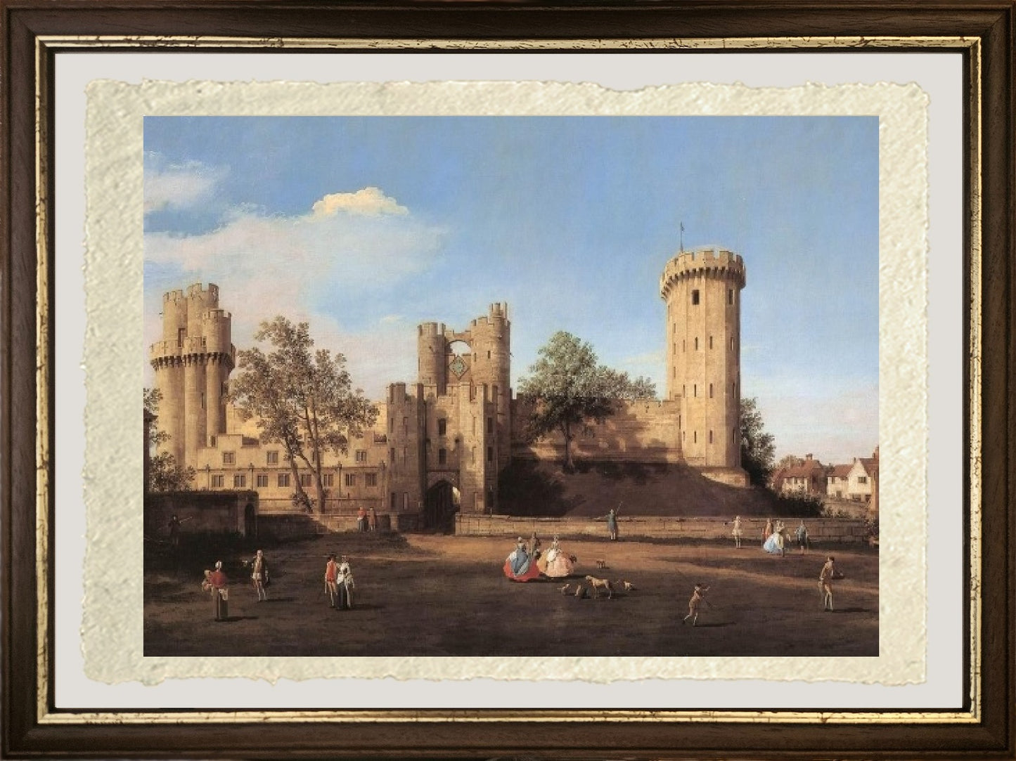Warwick Castle - Giovanni Antonio Canal known as Canaletto