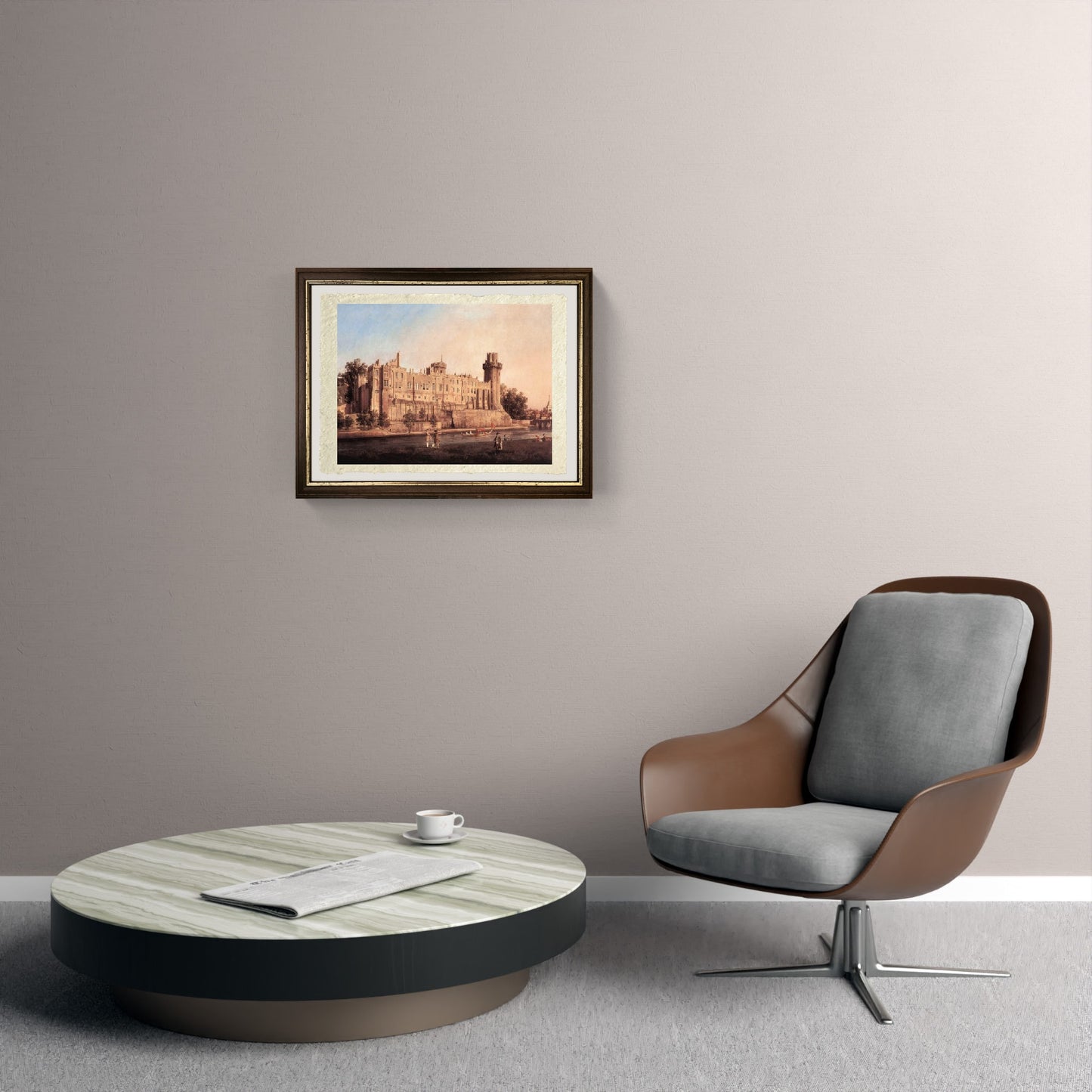 Castello di Warwick - Giovanni Antonio Canal detto Canaletto