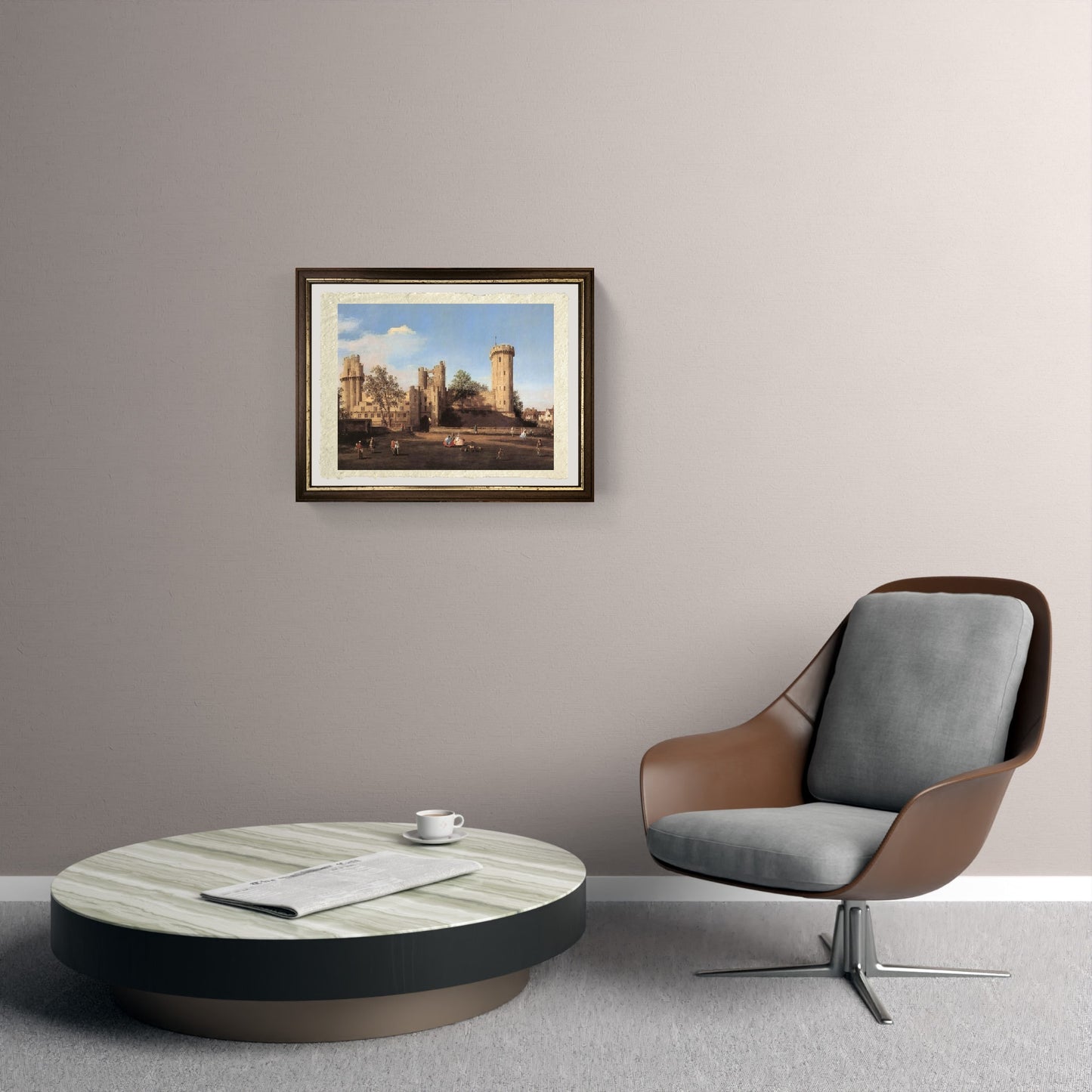 Warwick Castle - Giovanni Antonio Canal known as Canaletto