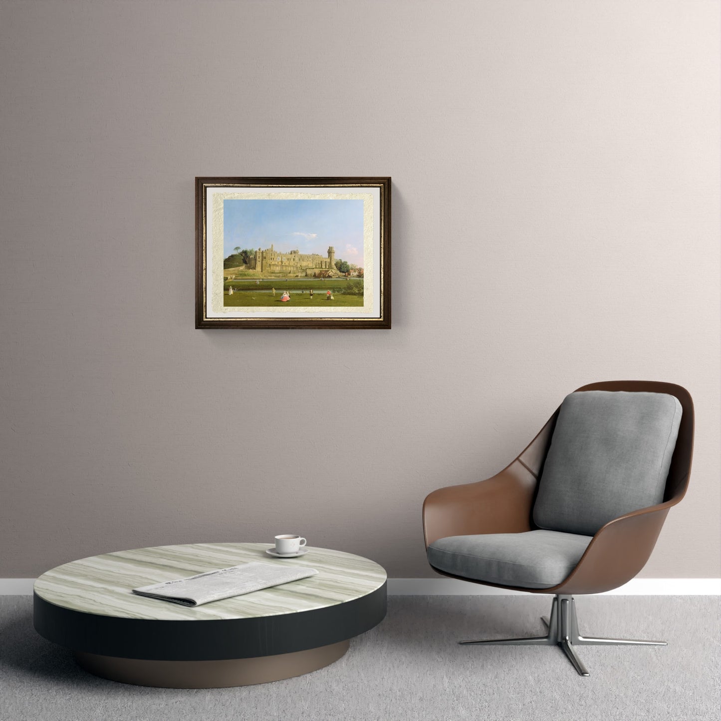 Warwick Castle 1748 - Giovanni Antonio Canal known as Canaletto