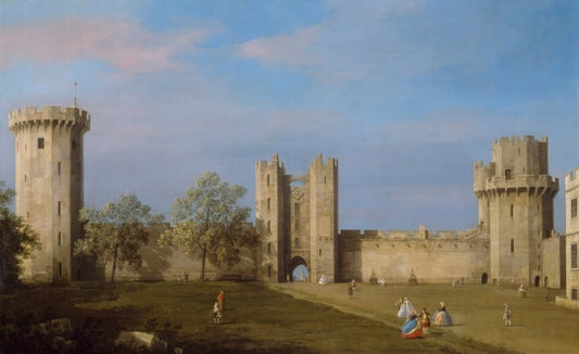 Warwick Castle, East Front - Giovanni Antonio Canal, known as Canaletto
