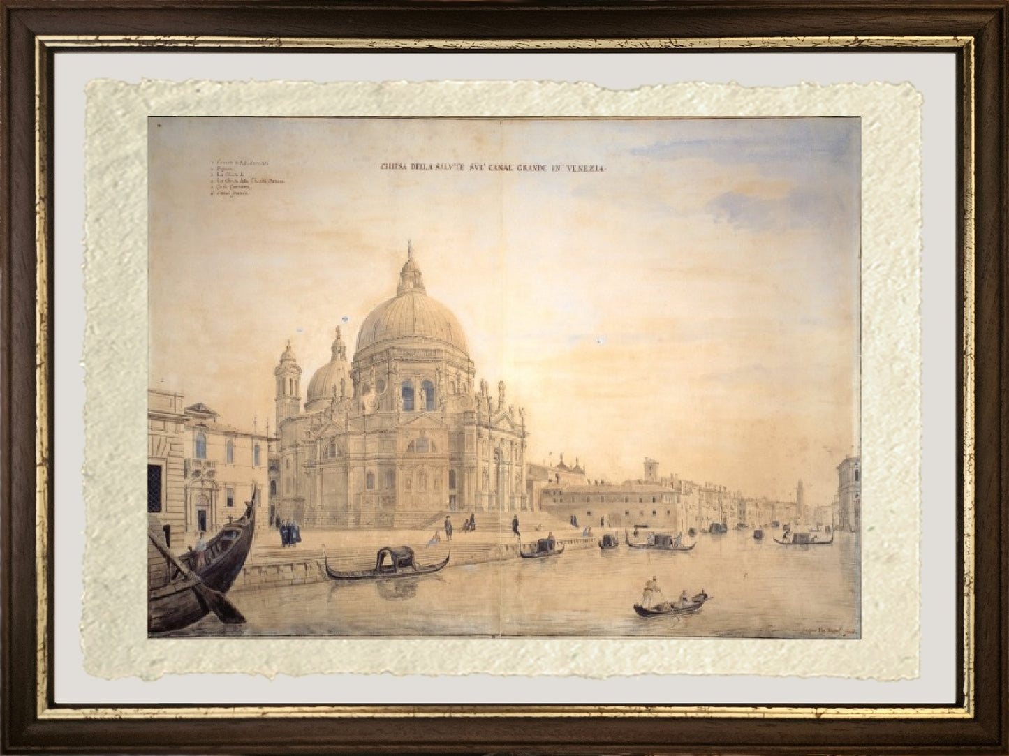Church of the Santa Maria della Salute, Grand Canal, Venice - Gaspare Vanvitelli - Gaspar van Wittel