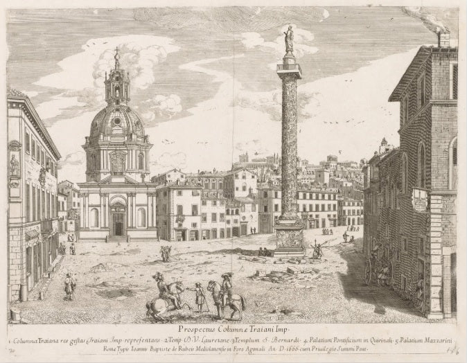 View of Rome with St. Peter's and Castel Sant' Angelo in the Distance, 1685 - Gaspare Vanvitelli - Gaspar van Wittel