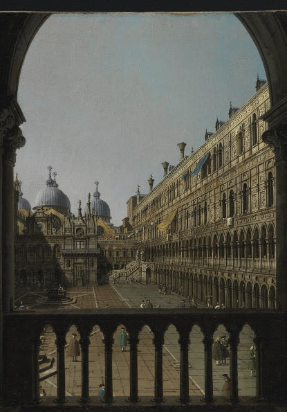 Corte interna del Palazzo Ducale, Venezia, 1756 - Giovanni Antonio Canal detto Canaletto