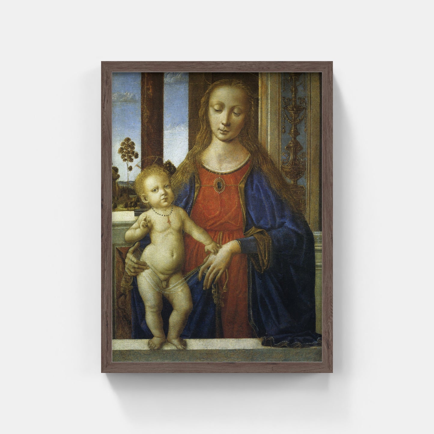 Madonna and Child by Pietro Vannucci, known as Perugino, (1470-73)