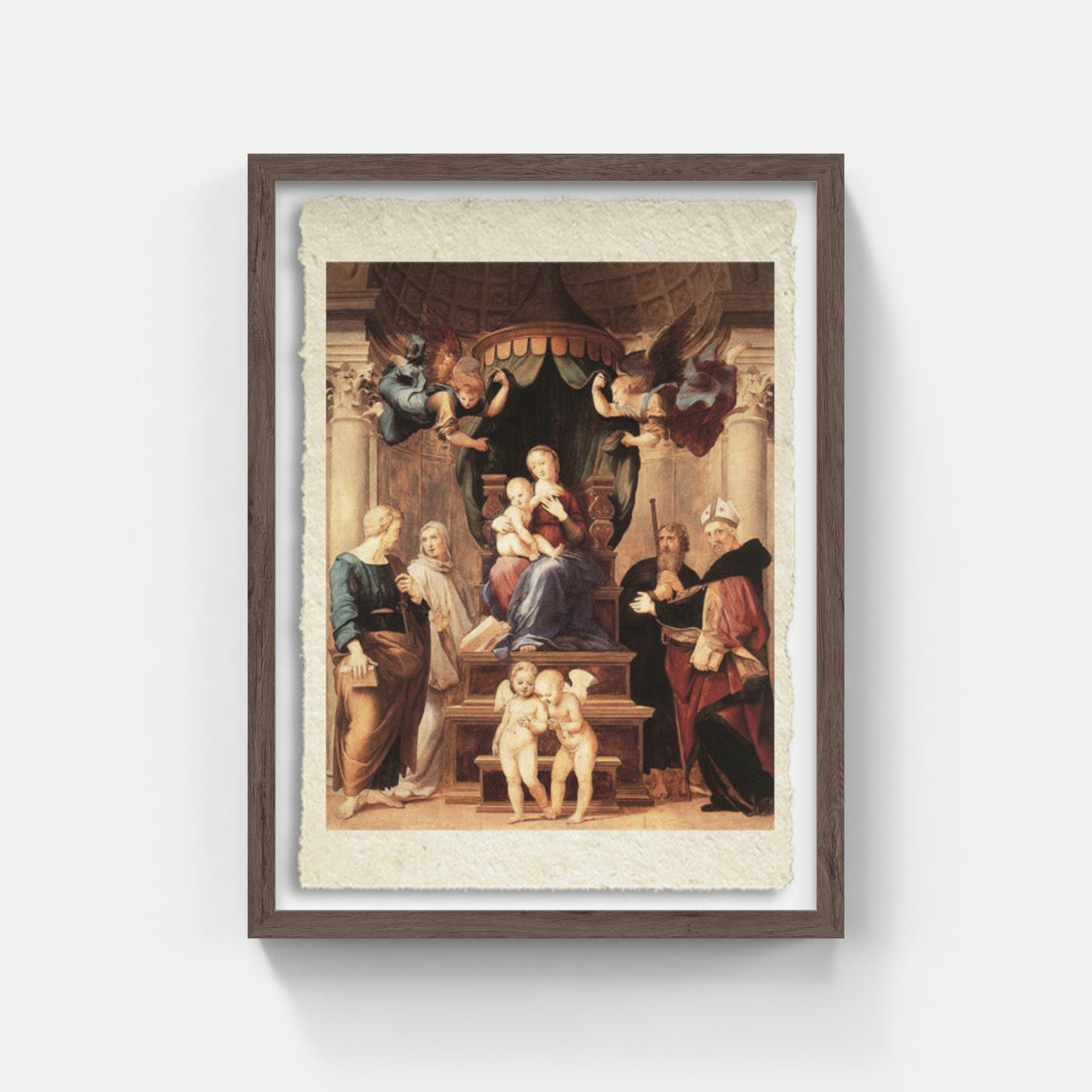 Madonna of the Baldachin by Raphael (1506-1508)